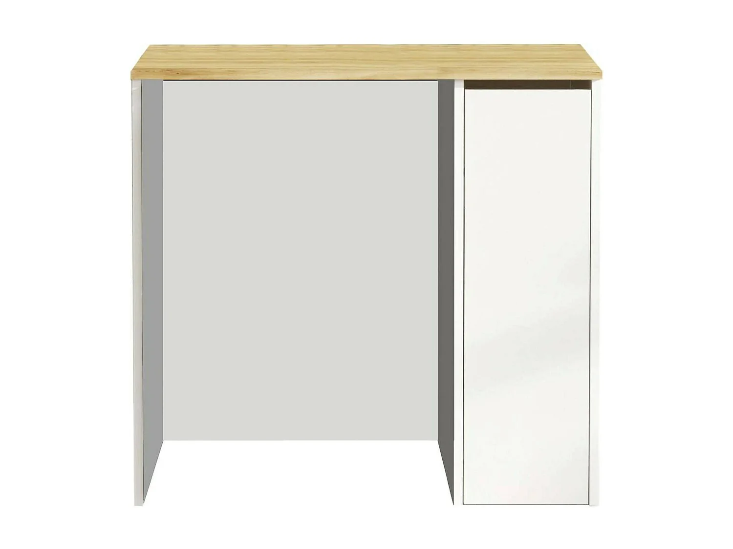 Grande armoire polyvalente Dpolengh, Meubles multifonctionnels, Casier à chaussures, Support à chaussures pour armoire, 94x60h88 cm, Noyer et Blanc