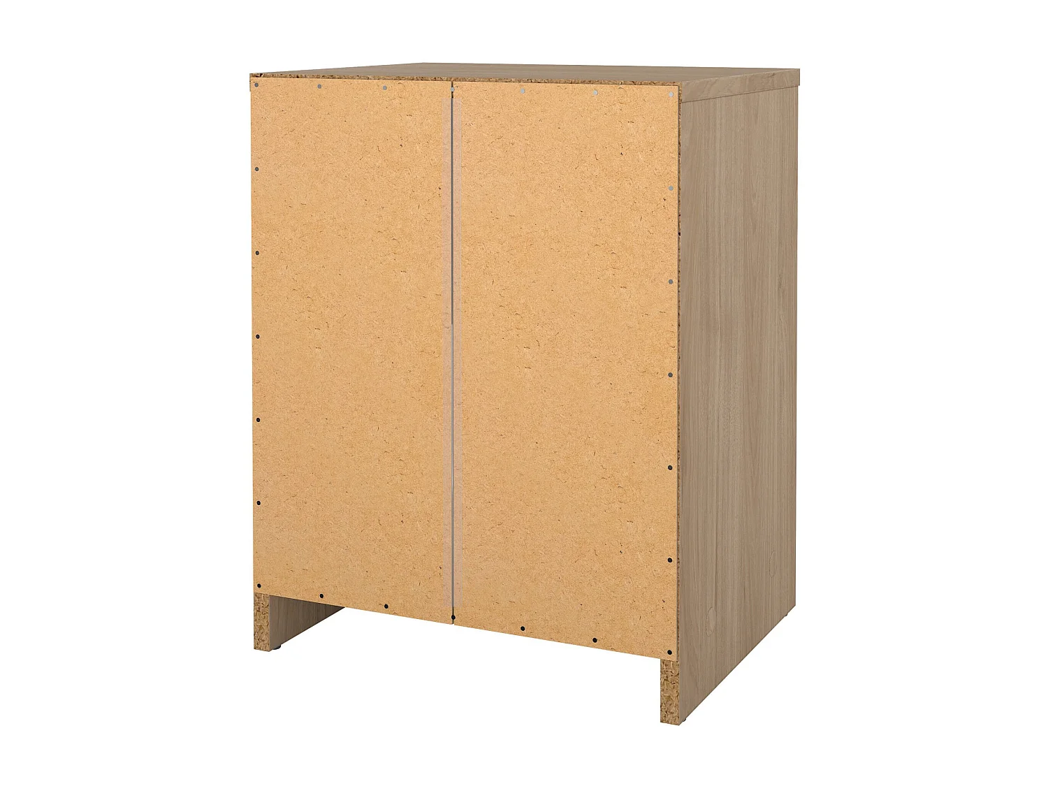 Comodino Kastri, un Cassetto, 30.1x37.9x48.4h cm Marrone Rovere