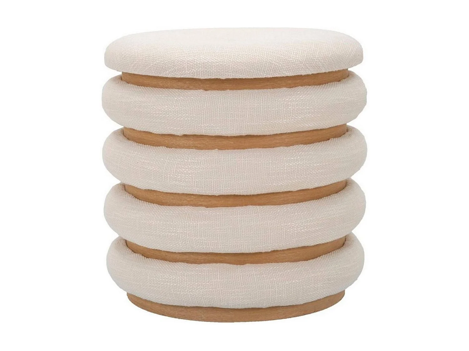 Pouf Banskil, Fauteuil polyvalent, Chaise sac, Pouf repose-pieds, 40x40 h42 cm, Blanc