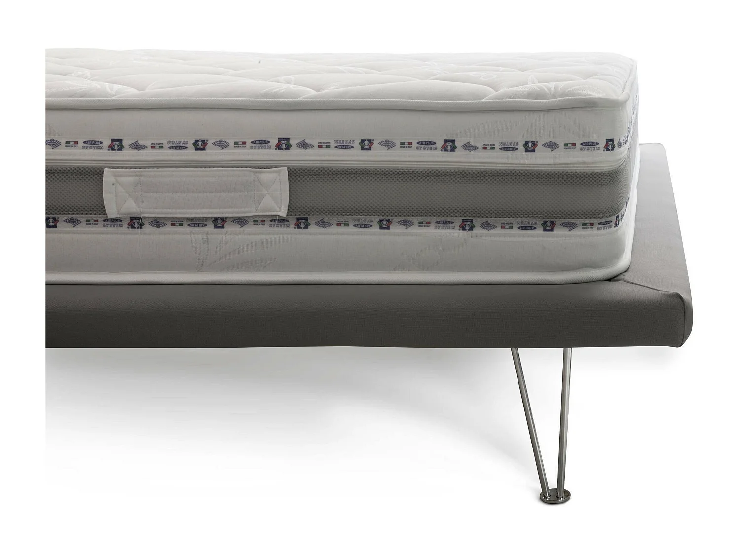 Dfiorio dubbele matras, uitneembaar traagschuim en waterschuimmatras, 100% Made in Italy, anti-mijt en hypoallergeen, 120x190h21 cm