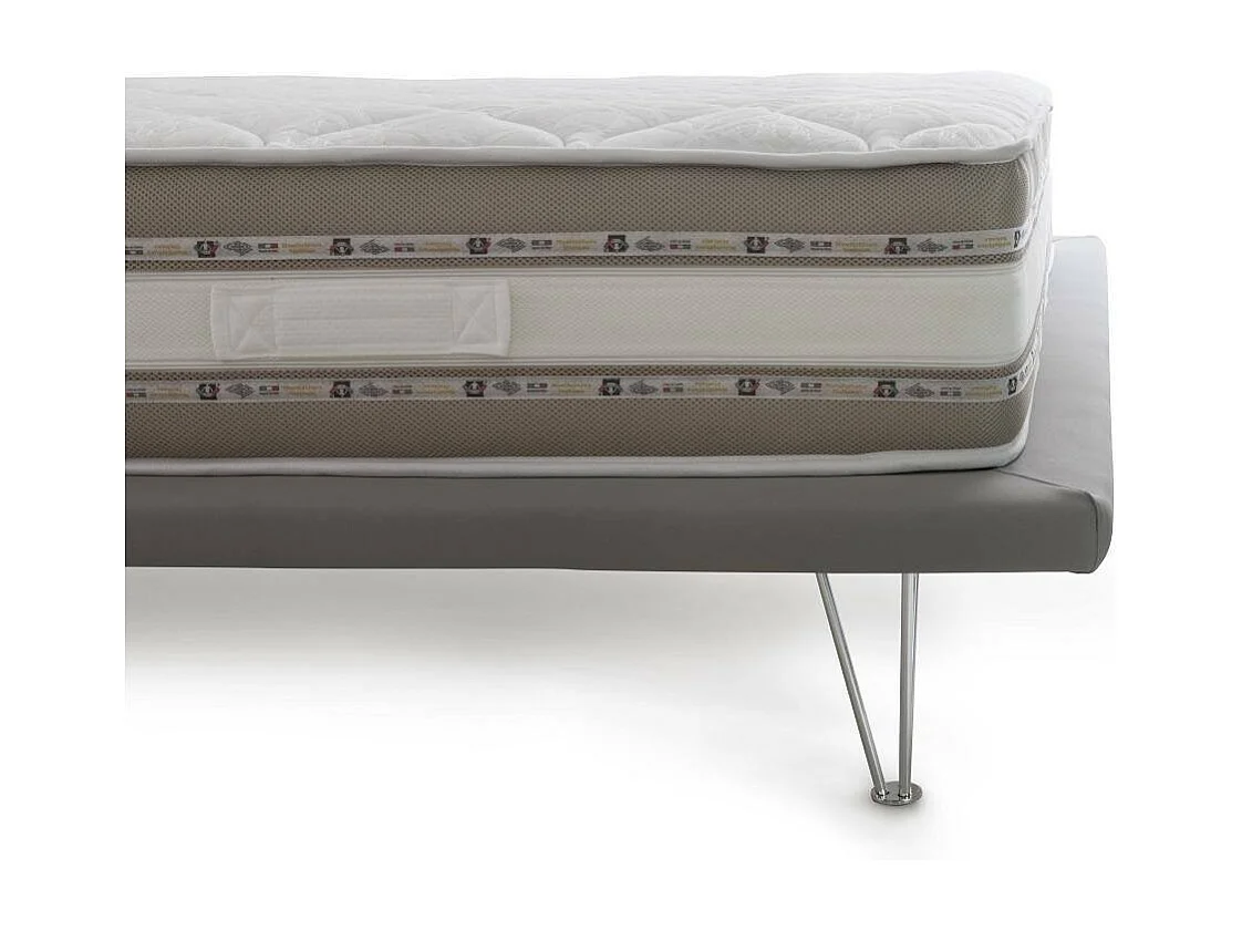 Colchão duplo Dmirant, colchão Memory Foam e Gel com 9 zonas diferenciadas, 100% Fabricado na Itália, Antiácaro e Hipoalergênico, 140x190h27 cm