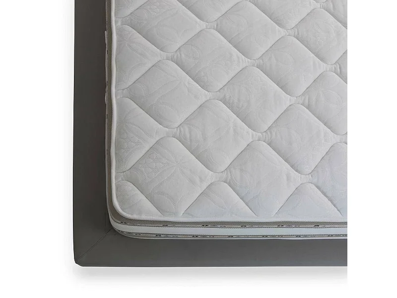 Matelas double Dmirant, matelas en mousse à mémoire de forme et gel avec 9 zones différenciées, 100% Made in Italy, anti-acariens et hypoallergénique, 140x190h27 cm