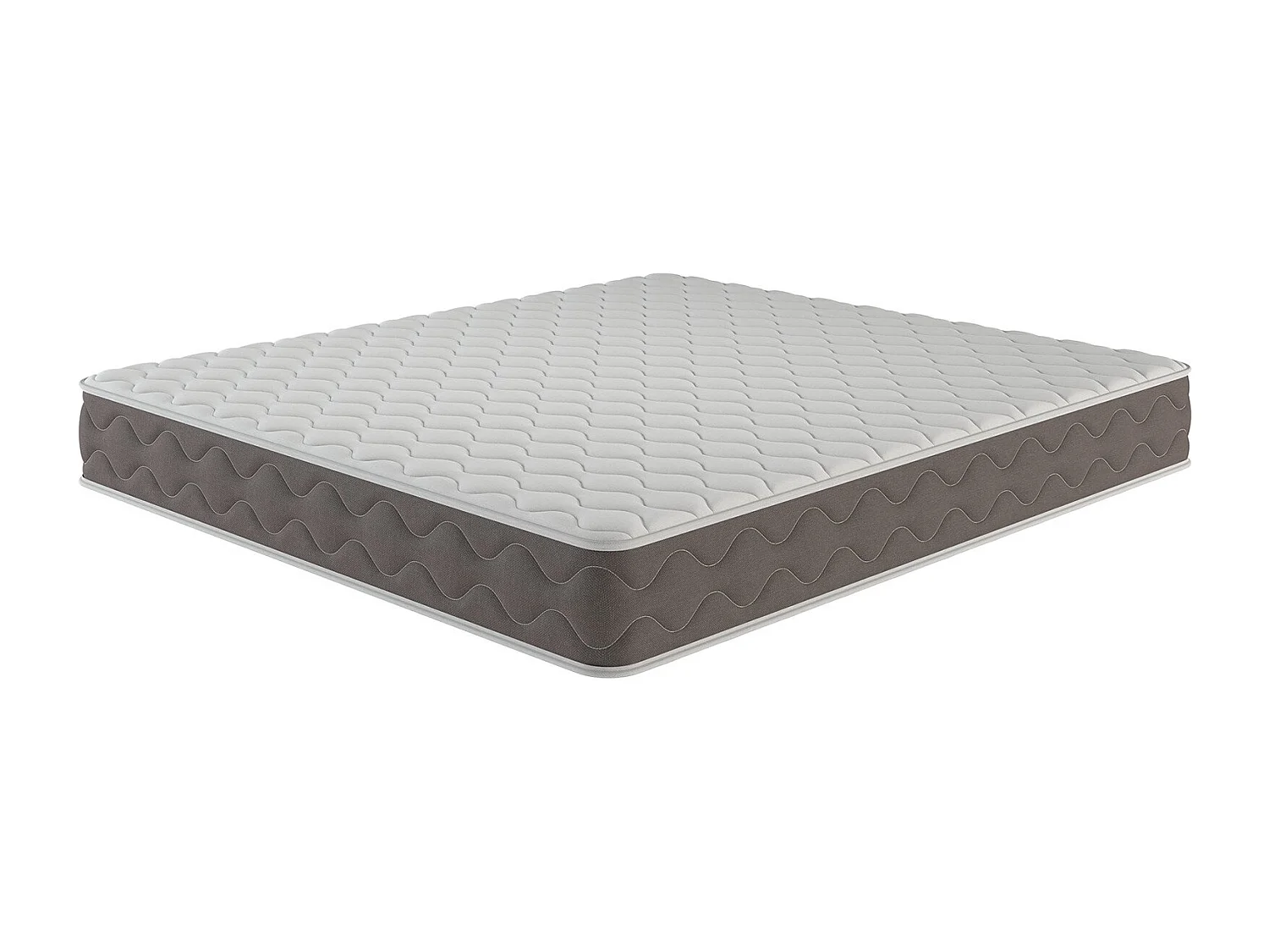Matelas 1 place Gaggiano, degré de fermeté 6,5/10 fabriqué en Italie, 190x80x21h cm blanc, sommier compatible 80x190 cm, 1 place