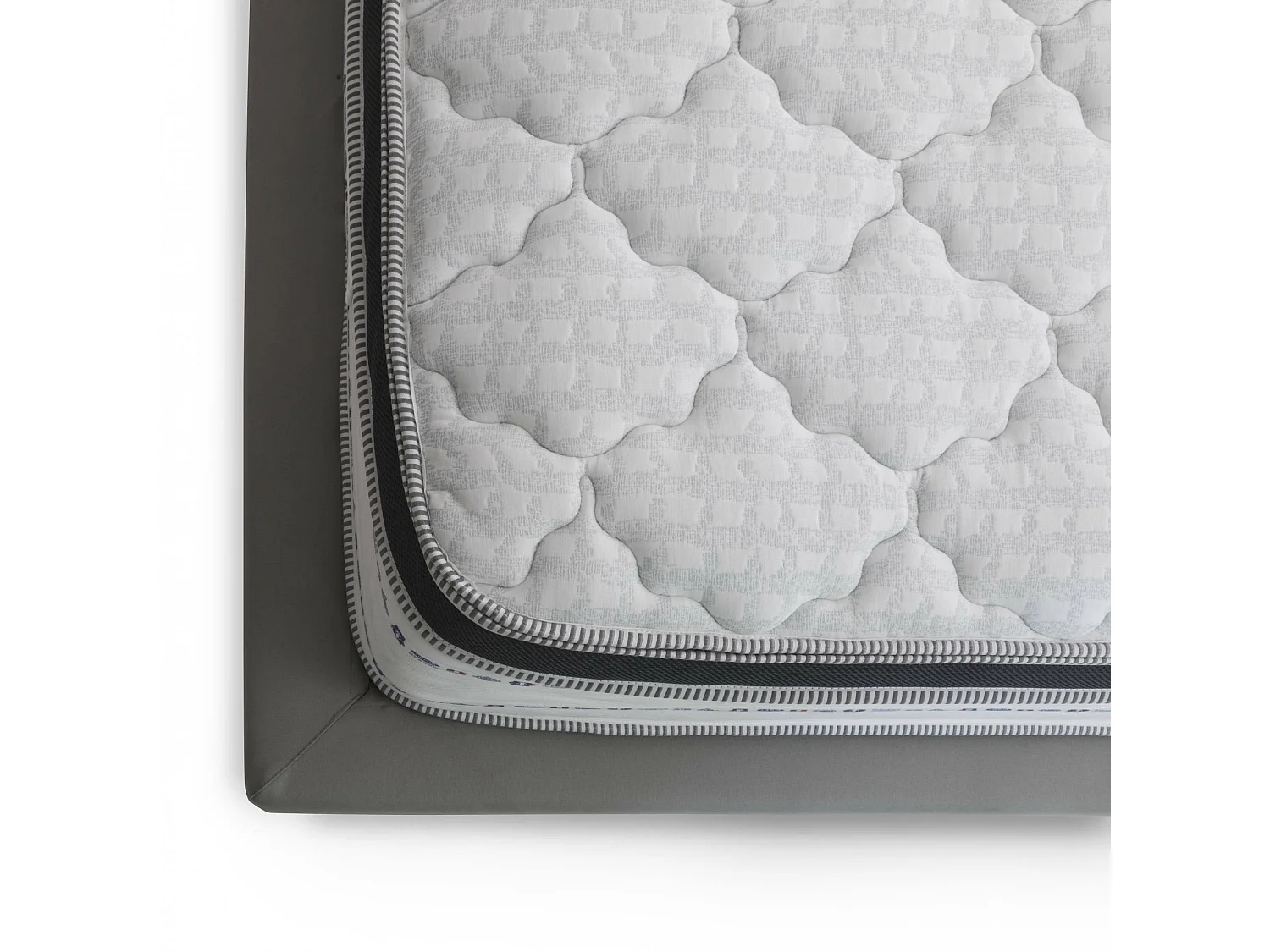 Matelas double Dmadonn, déhoussable en Memory Foam+Gel et ressorts ensachés, 100% Made in Italy, anti-acariens et hypoallergénique, 180x200h27 cm