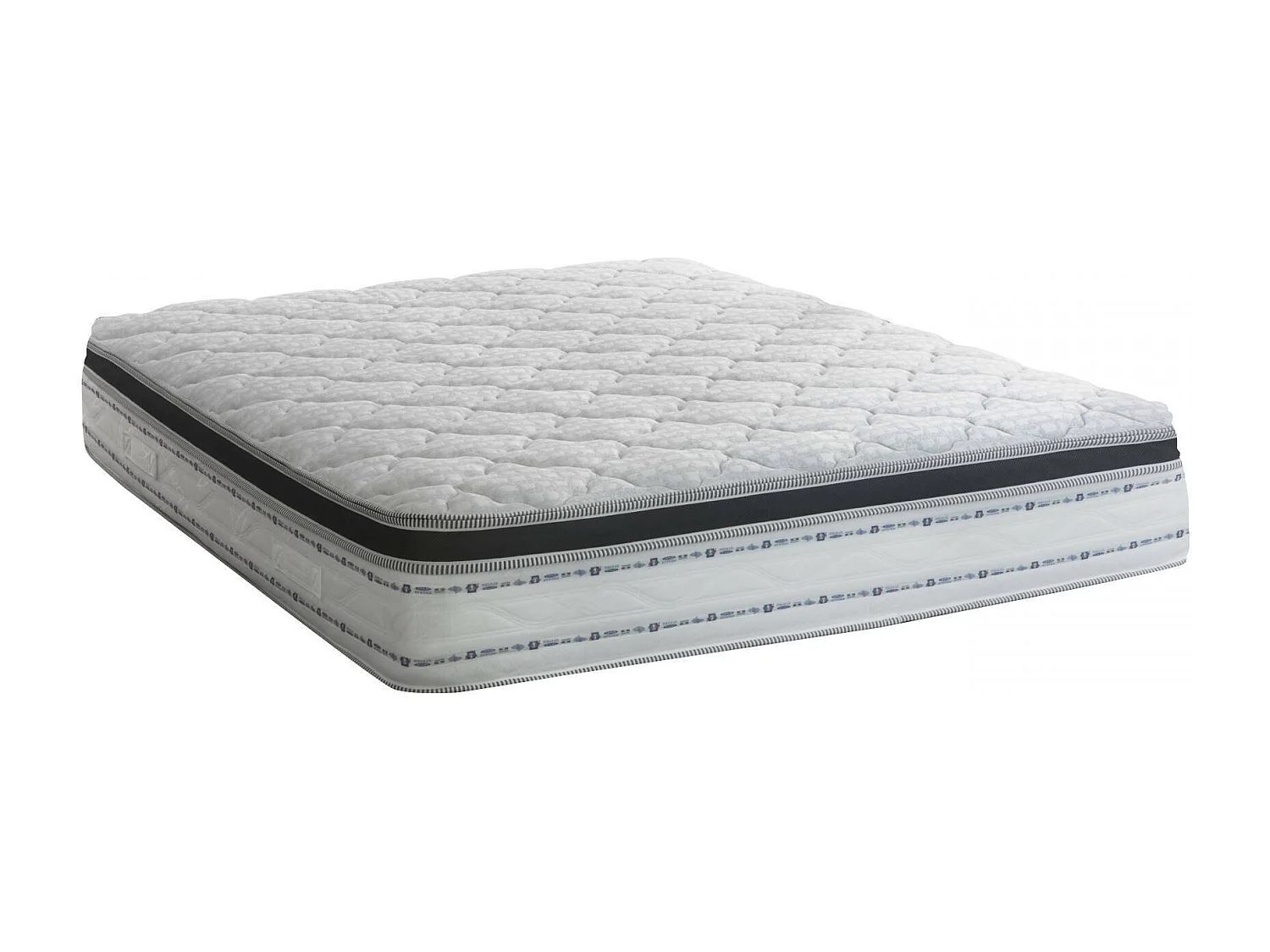 Matelas double Dmadonn, déhoussable en Memory Foam+Gel et ressorts ensachés, 100% Made in Italy, anti-acariens et hypoallergénique, 180x200h27 cm