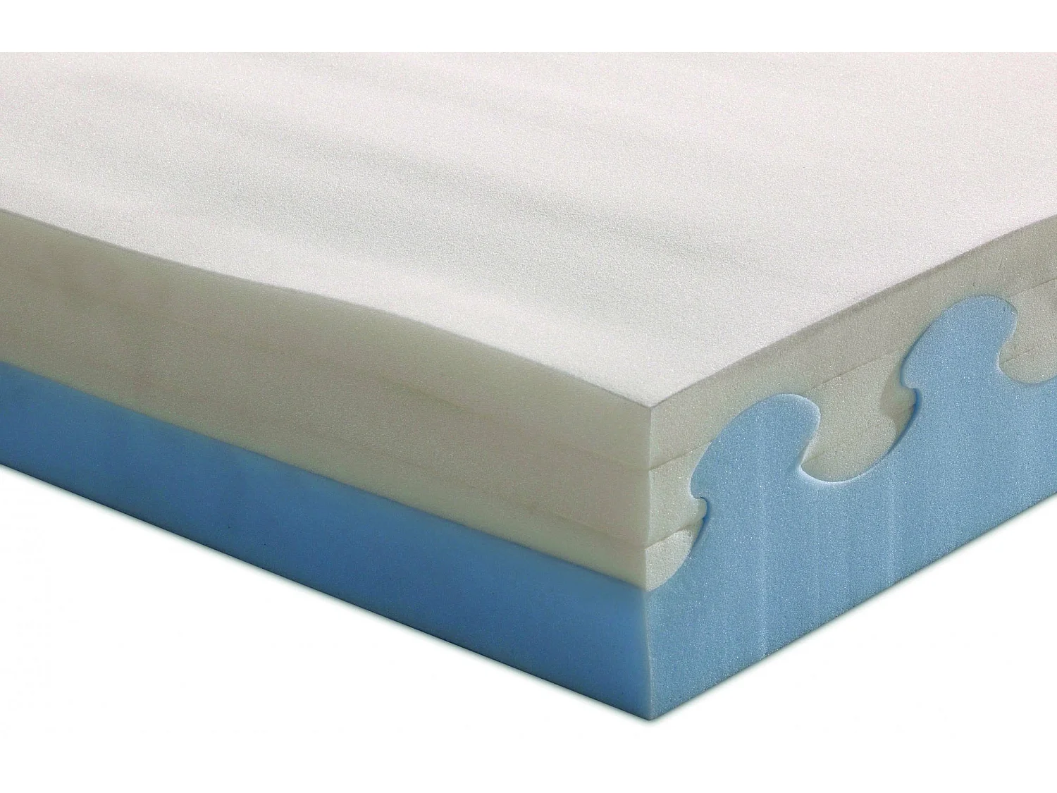 Matelas double Dmelos, matelas en mousse à mémoire de forme et Waterfoam, 100% Made in Italy, anti-acariens et hypoallergénique, 160x200h 22 cm