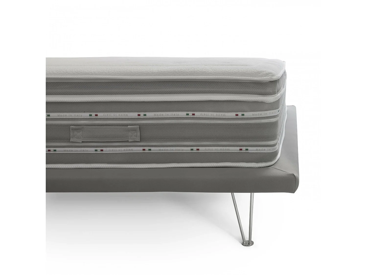 Dgiudic dubbele matras, orthopedisch in traagschuim en pocket microveren, 100% Made in Italy, anti-mijt en hypoallergeen, 120x190h37 cm