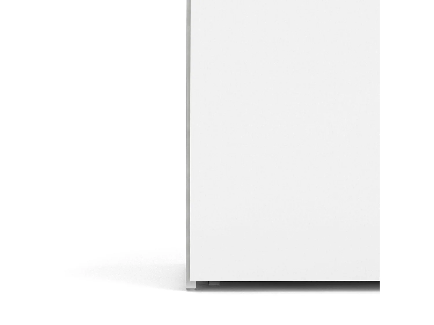 Garde-robe 2 portes Dscaratt, Meubles de chambre, Penderie de plain-pied, Placard à vêtements, 77x50 h200 cm, Blanc