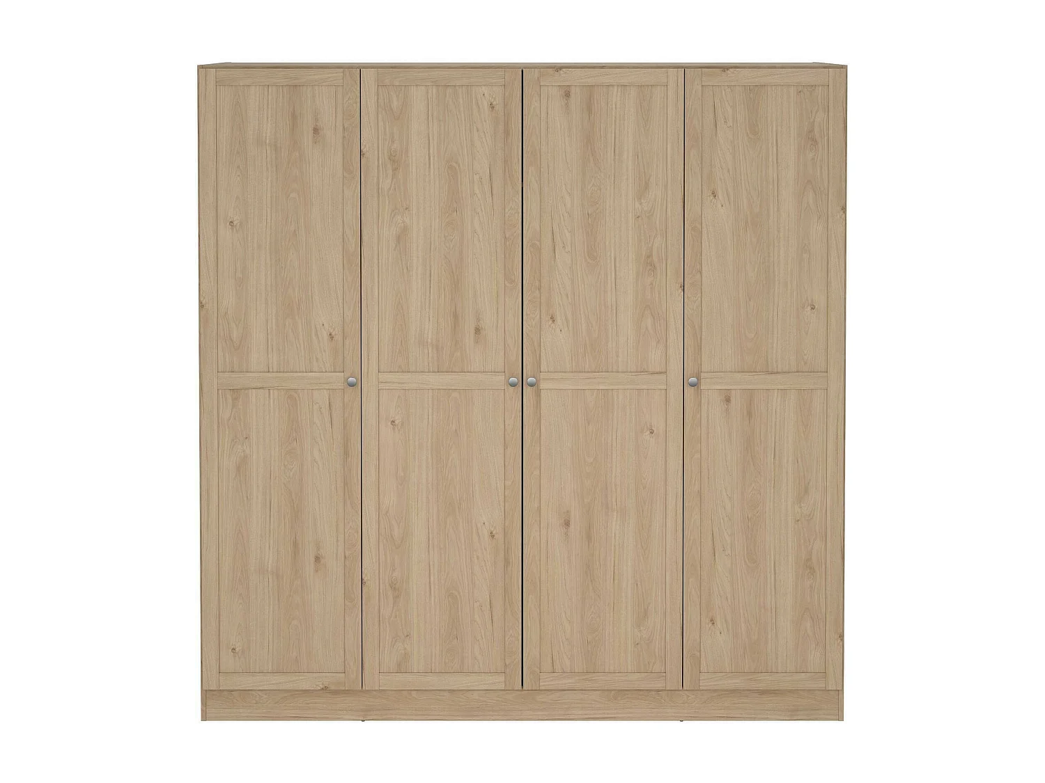 Grande Garde-robe Dserr, Meubles de chambre, Penderie de plain-pied, Placard à vêtements, 196x62 h200 cm, Chêne clair