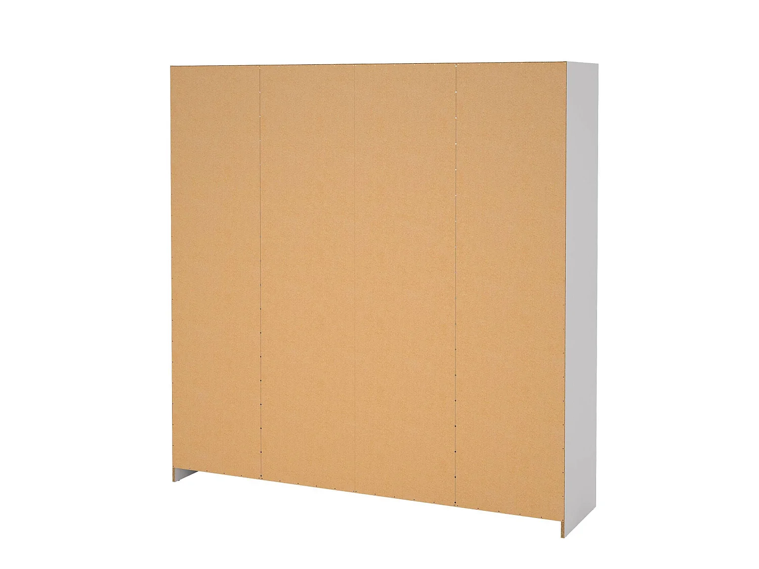Grande Garde-robe Dserafin, Meubles de chambre, Penderie de plain-pied, Placard à vêtements, 196x50 h200 cm, Blanc