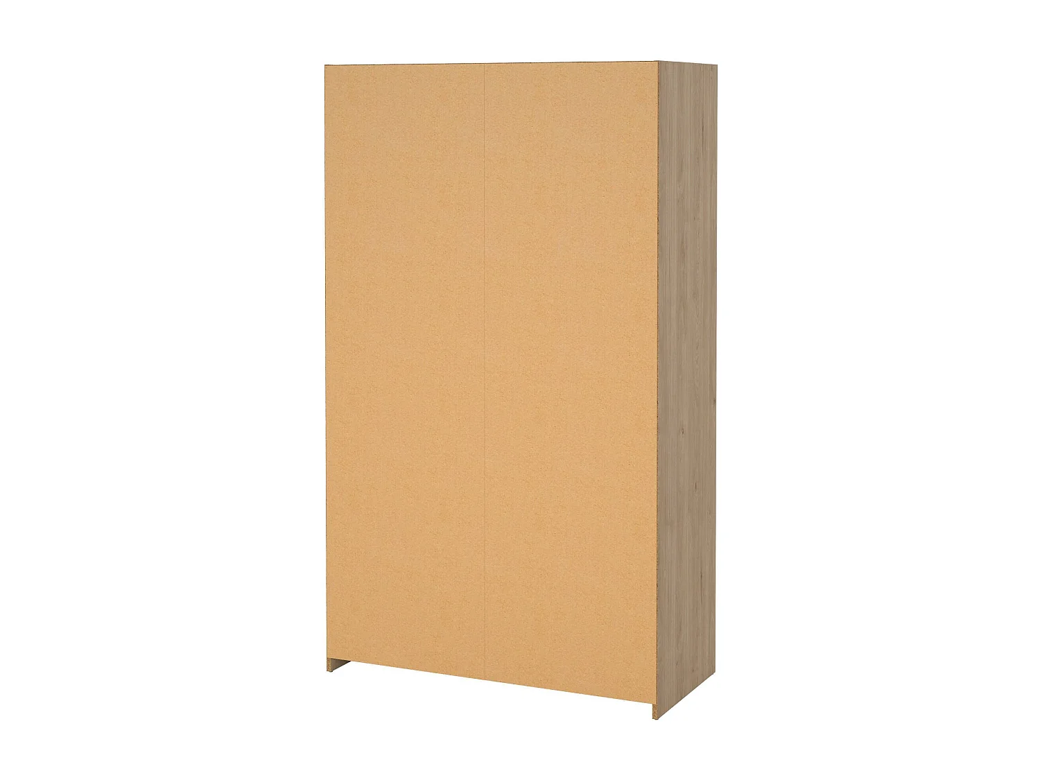 Dseverin grote kledingkast, Slaapkamermeubilair, Inloopkast, Kledingkast, 105x48 h180 cm, Eiken en Beige