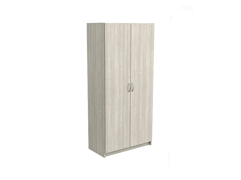 Armoire polyvalente à 2 portes Dsöderber, Meubles multifonctionnels, Casier à chaussures, Support à chaussures pour armoire, 80x41 h170 cm, Chêne clair