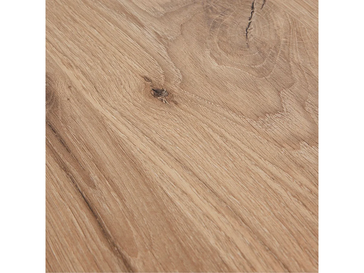 CANYON - Table Basse Gigogne Aspect Bois finition Canyon Piètement Métal Noir