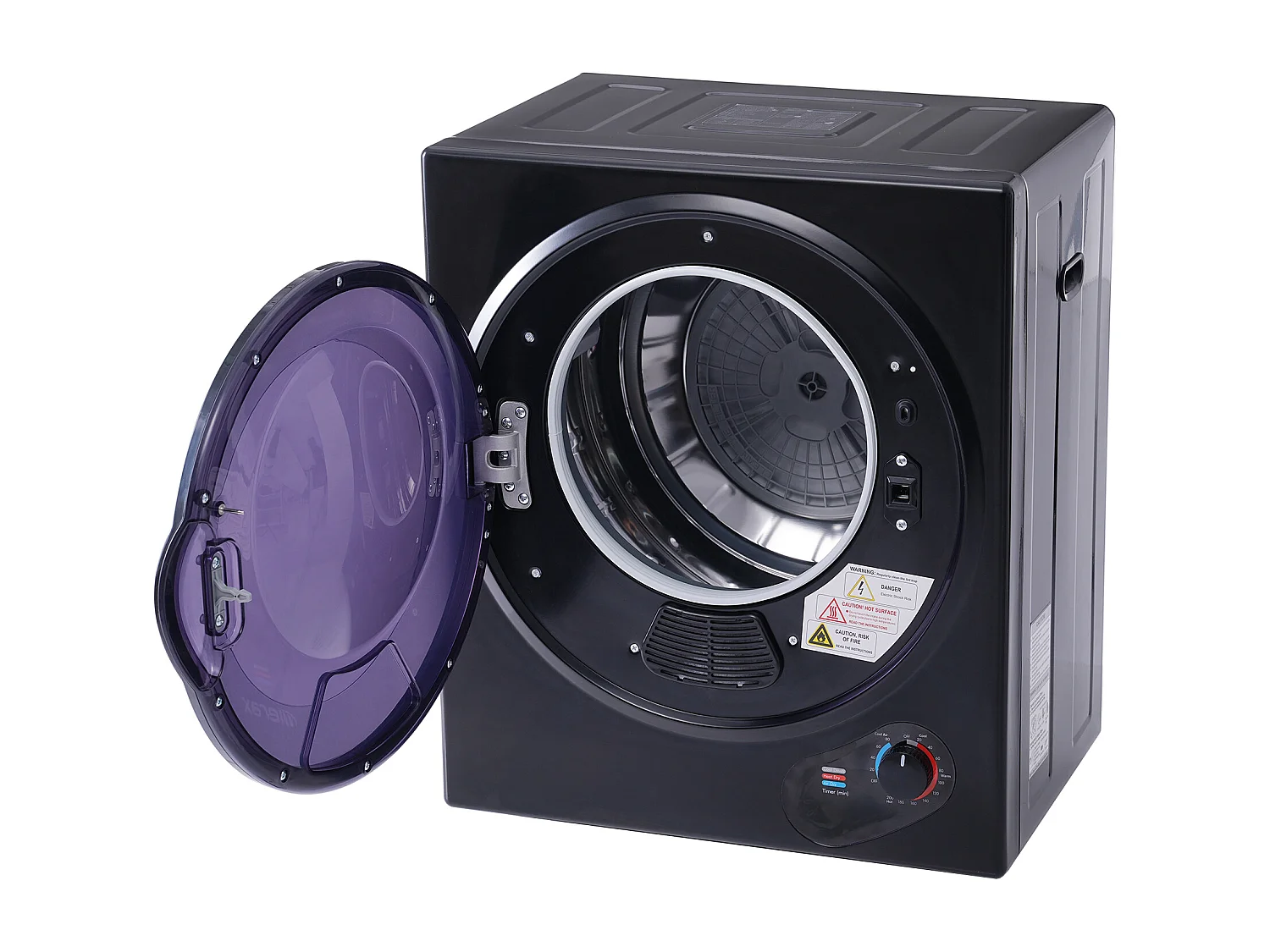 Asciugatrice a sfiato da 2,5 kg con timer da 200 min - temperatura 65 °C