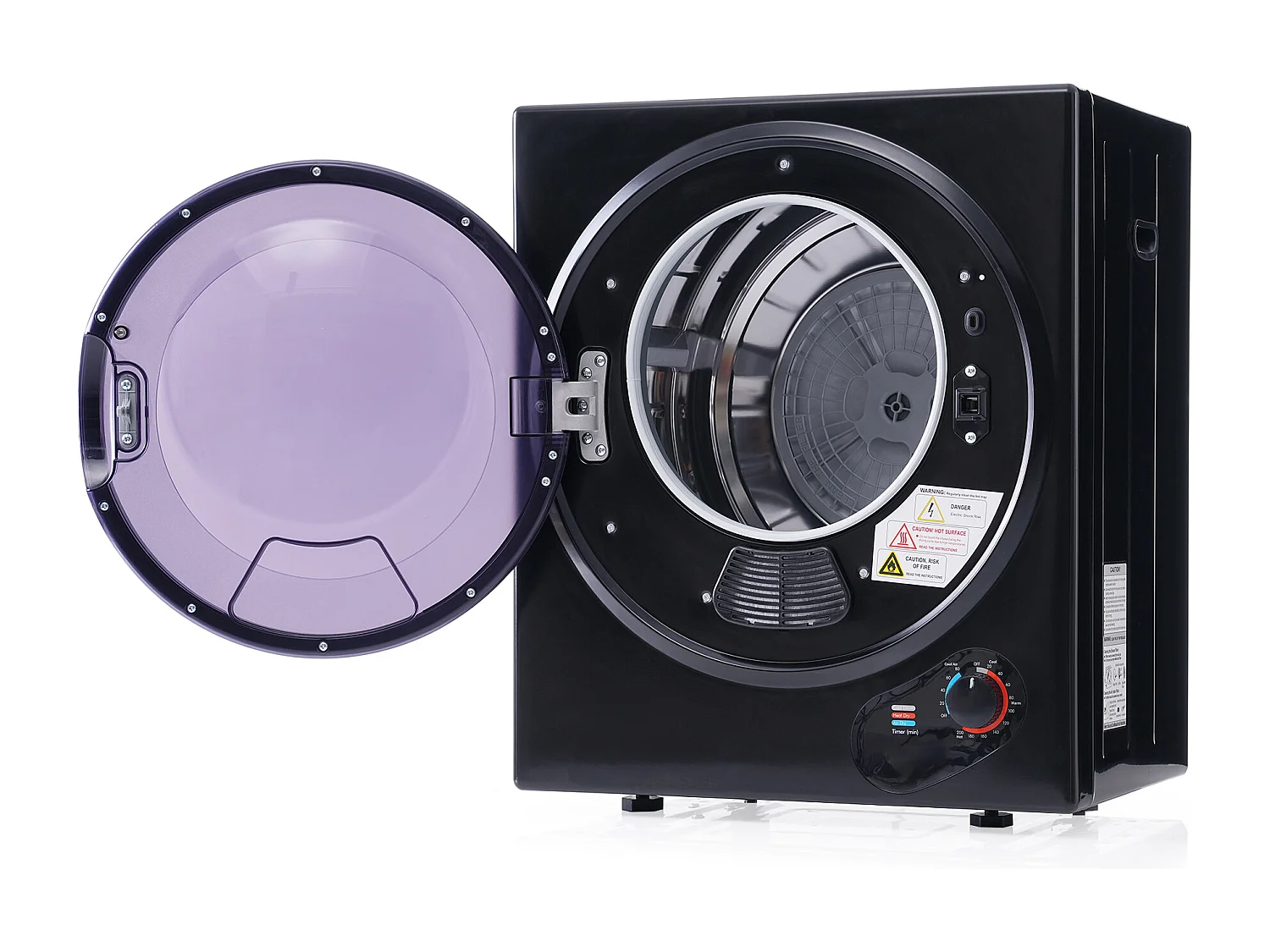 Asciugatrice a sfiato da 2,5 kg con timer da 200 min - temperatura 65 °C