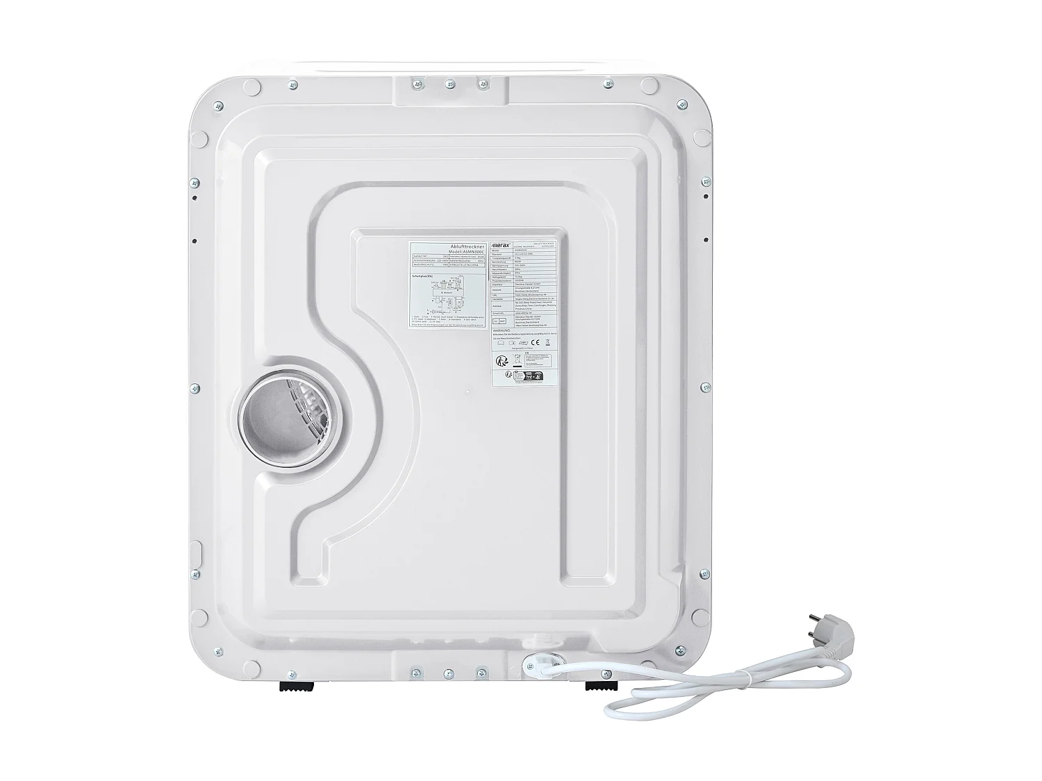 Asciugatrice 3 kg con 6 funzioni - Protezione surriscaldamento - Bianco