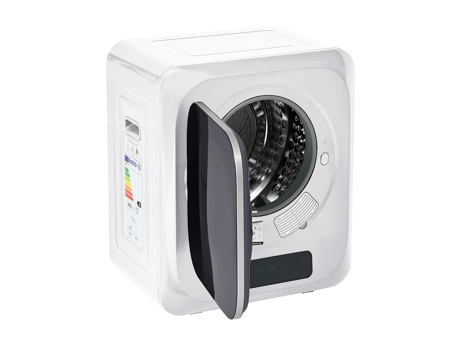 Asciugatrice 3 kg con 6 funzioni - Protezione surriscaldamento - Bianco