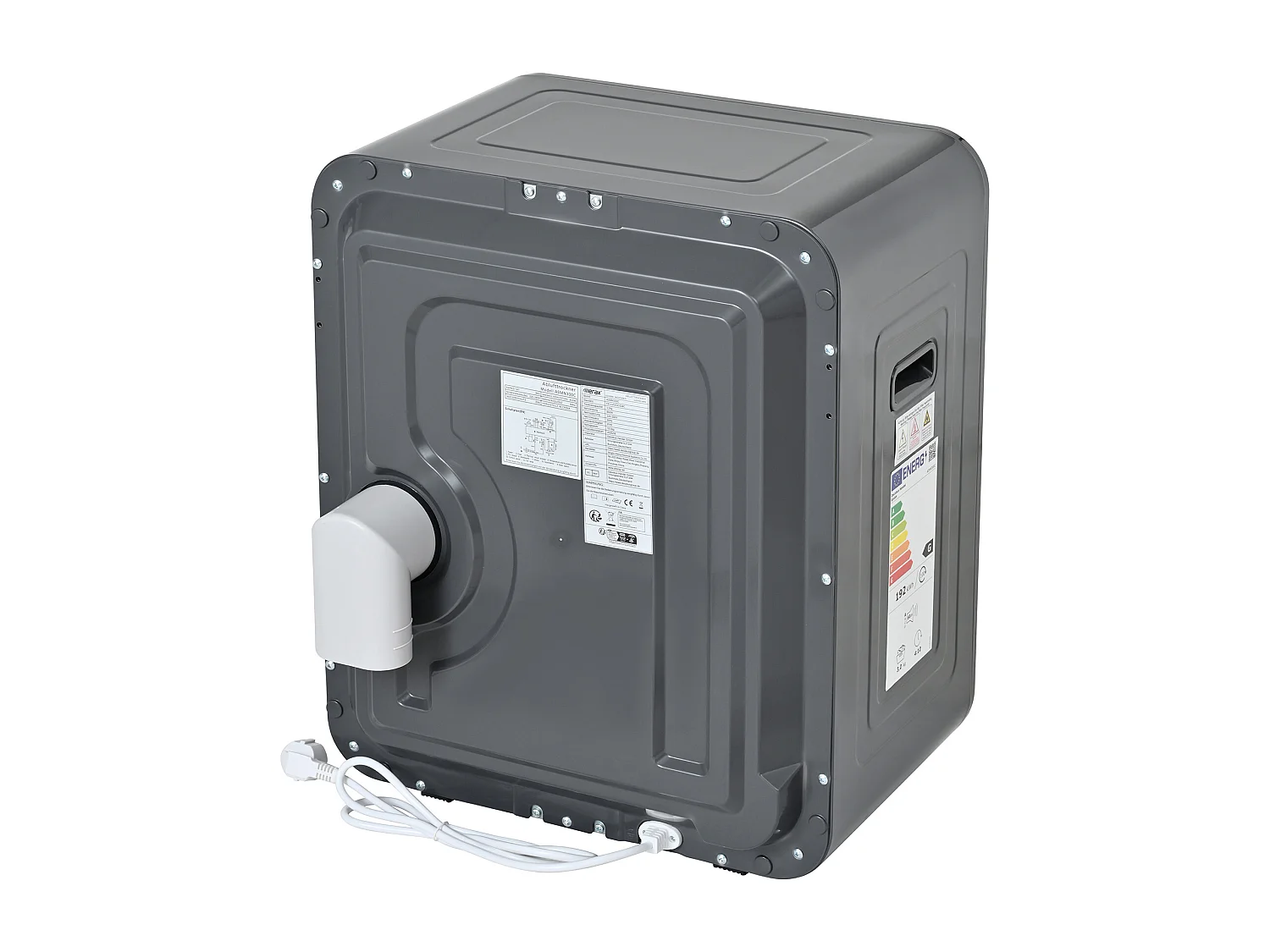 Asciugatrice 3 kg con 6 funzioni - Protezione contro il surriscaldamento - Grigio