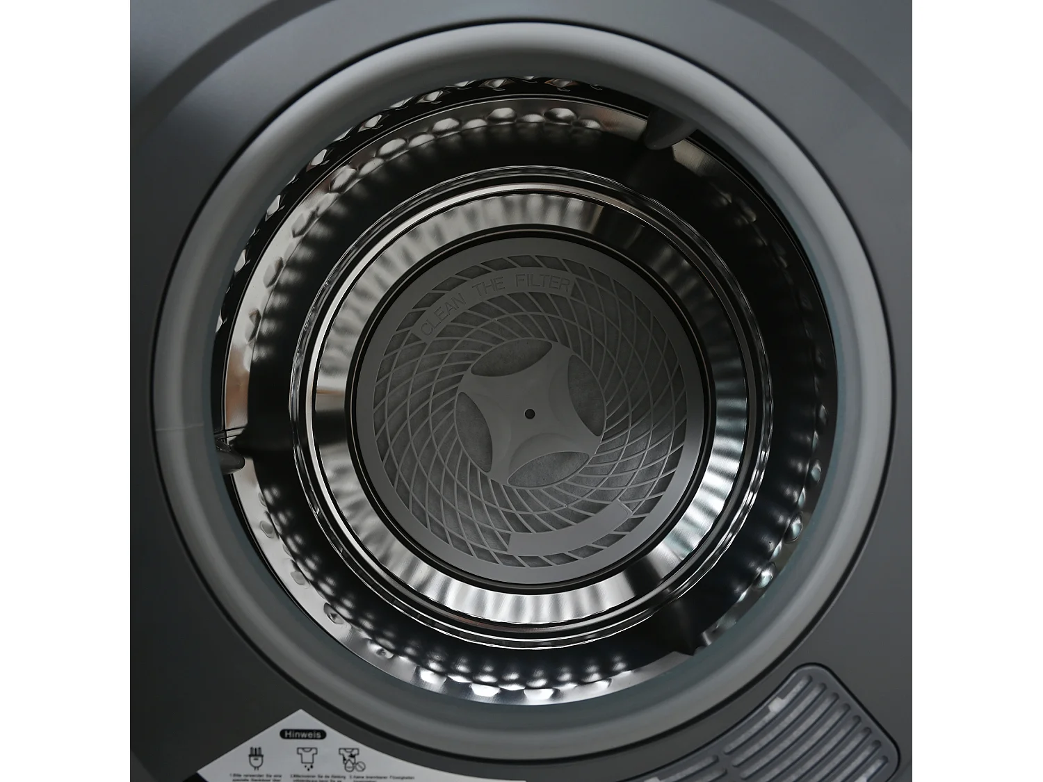 Asciugatrice 3 kg con 6 funzioni - Protezione contro il surriscaldamento - Grigio