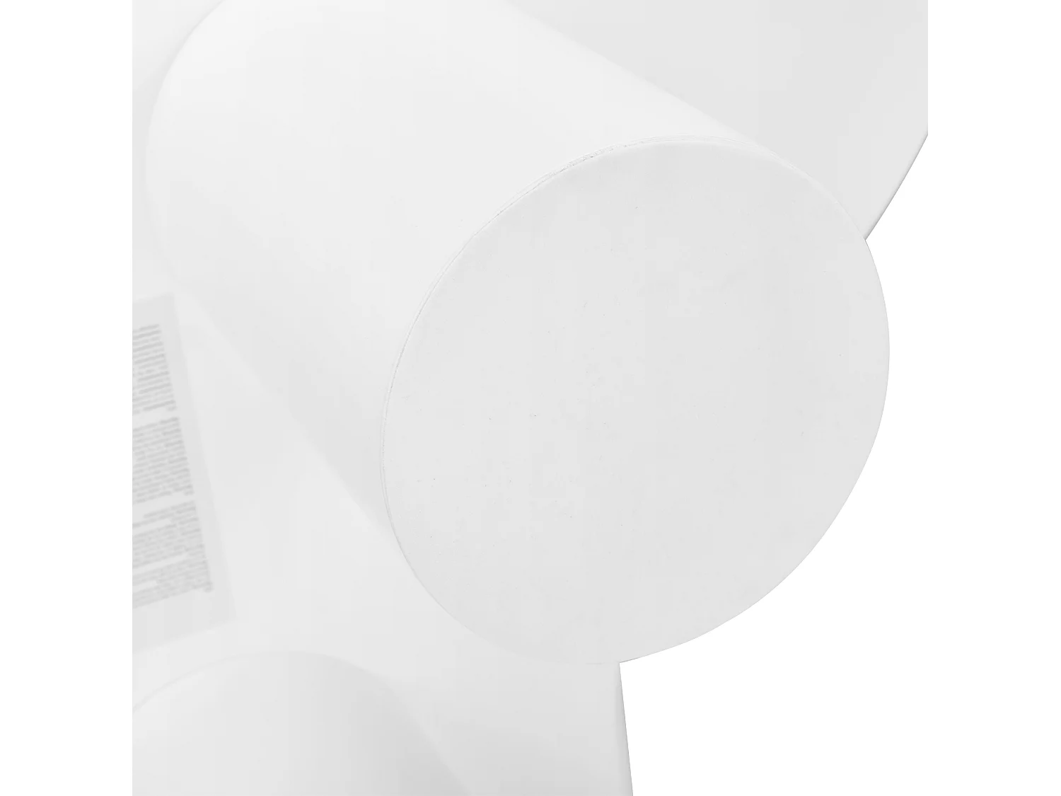 Mesa de centro irregular en forma de nube blanca - Madera MDF 97X67X32cm