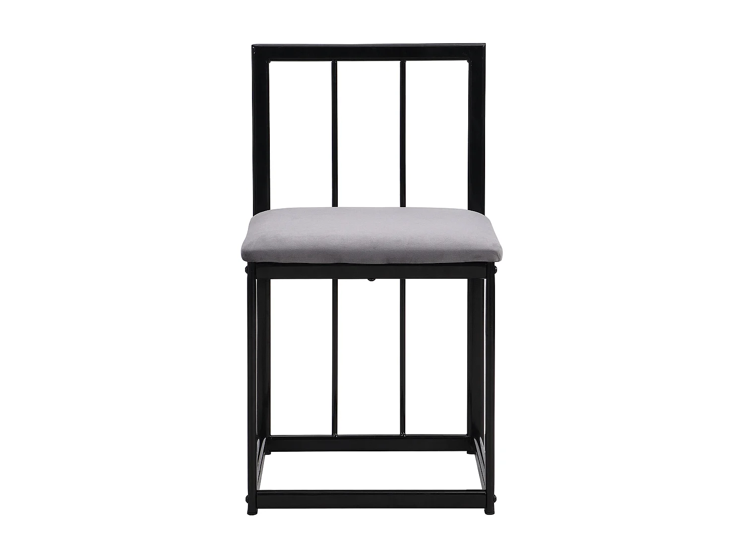 Ensemble table et 6 chaises - Plateau effet marbre blanc - Structure en métal noir