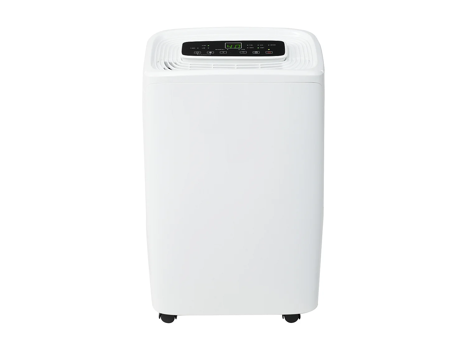 Deshumidificador de 12 L con depósito de agua de 1,5 L - Pantalla LED y temporizador de 24 h - Blanco