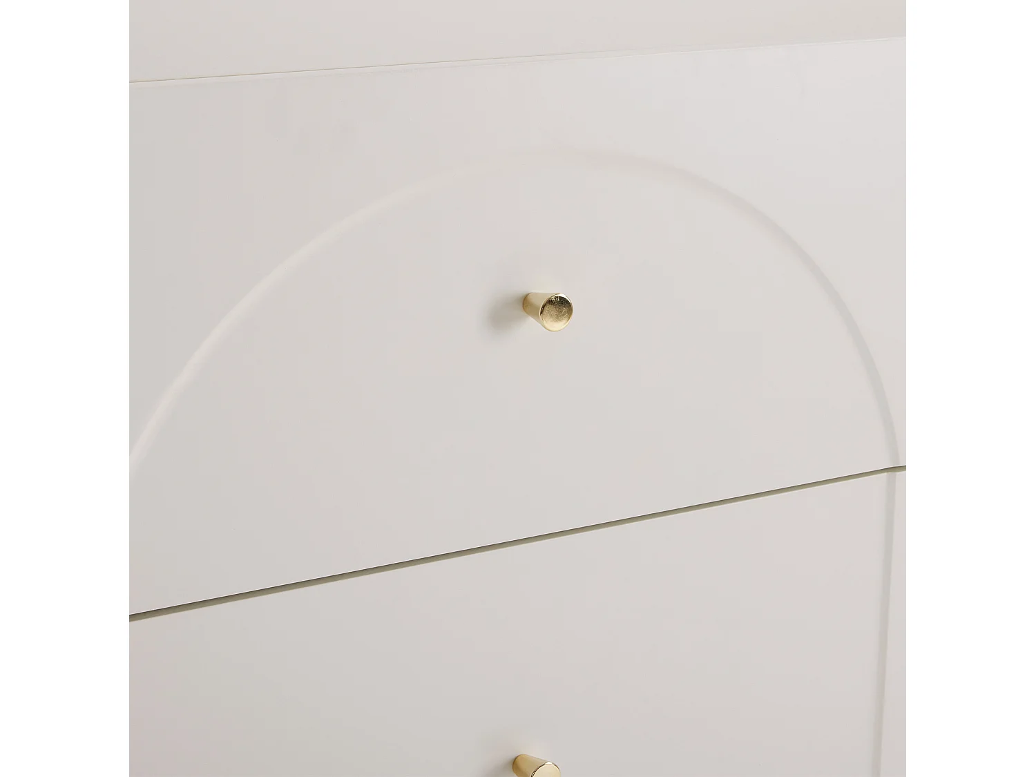 Buffet blanc avec 2 portes - Style simple 80x40x80cm