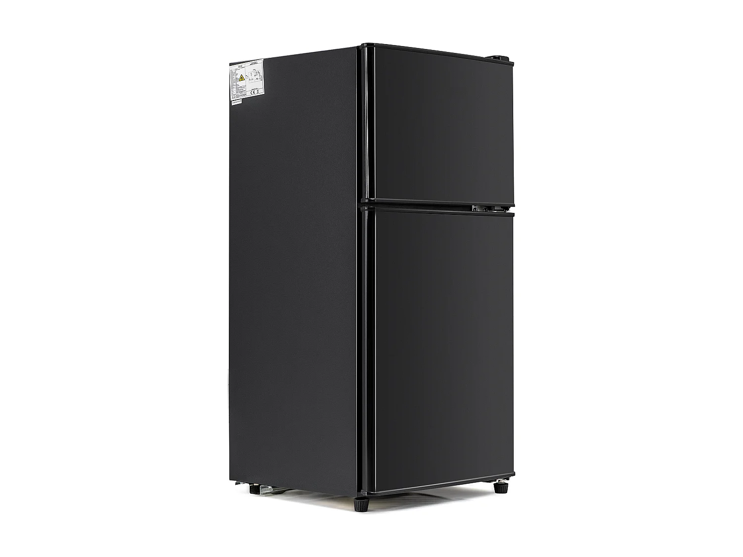 Réfrigérateur de 60 L avec congélateur 22 L et 2 portes ,LED - Noir