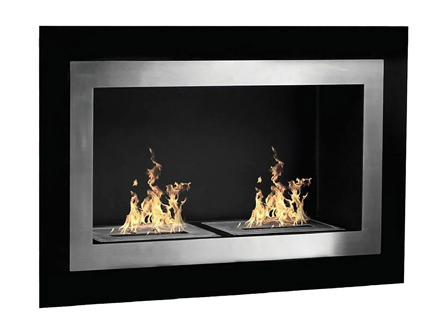 Camino a Bioetanolo Adro, Capacità 1,5 lt Made in Italy, 17x90x39h cm Nero