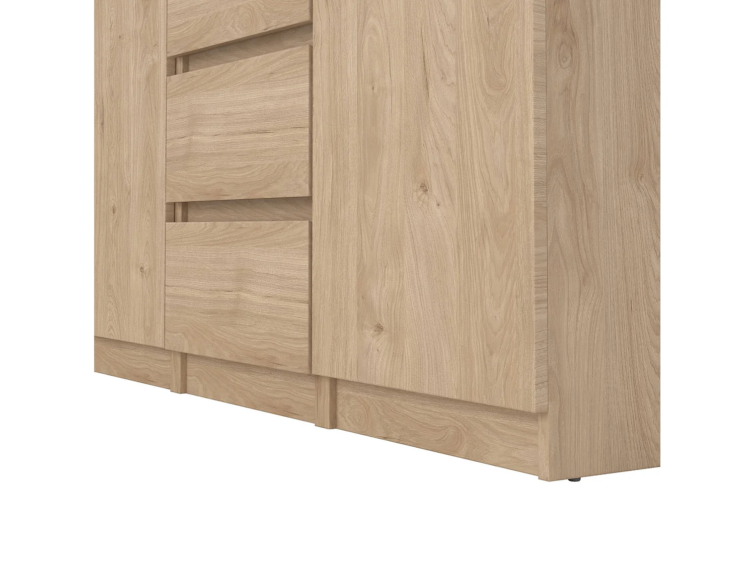 Aparador Dsalmas, Buffet de sala, Aparador de sala, Despensa de cozinha, 121x50 h91 cm, Carvalho