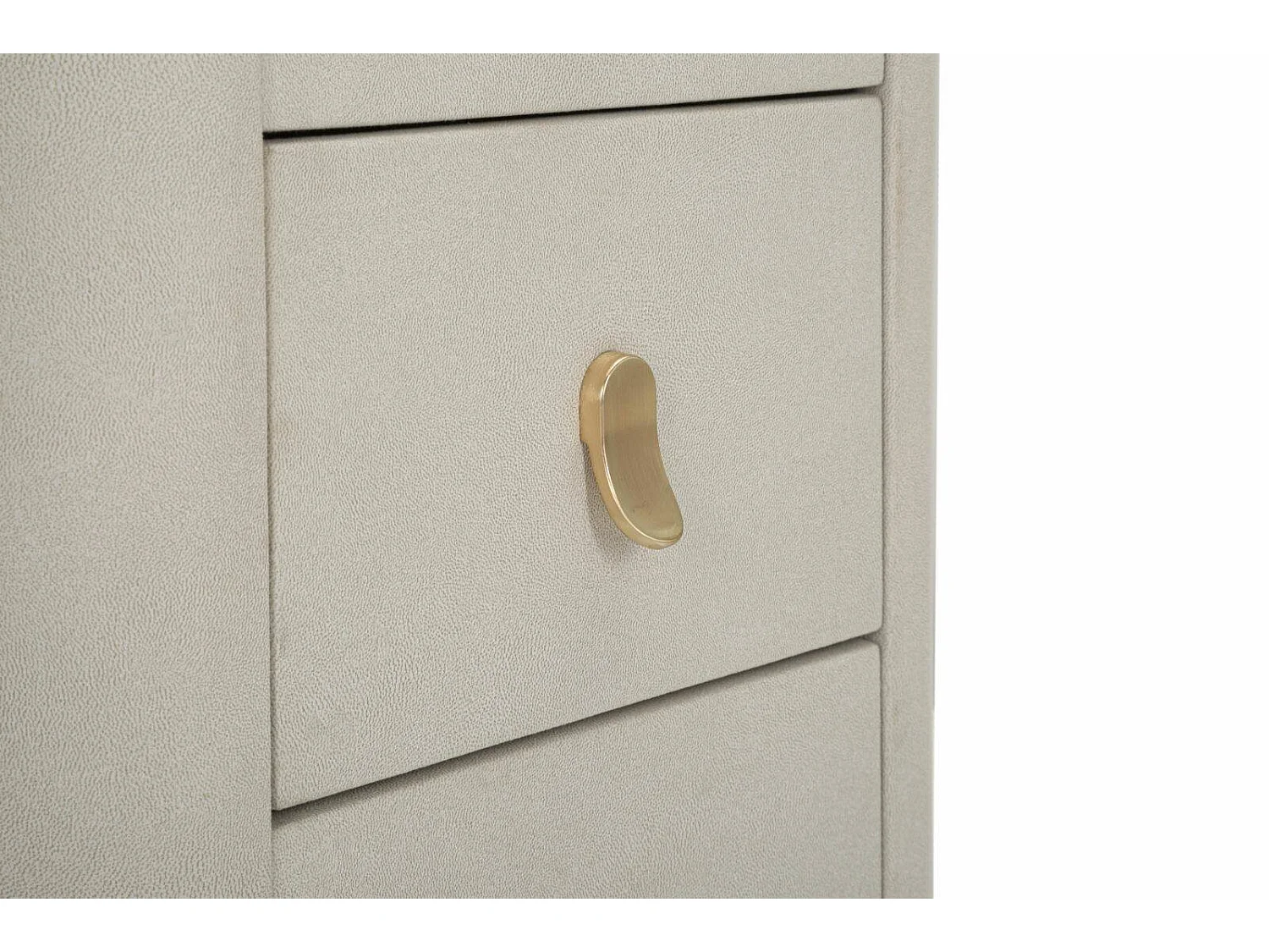 Secretária Apoteosi, Secretária multiusos, Secretária com suporte para PC, Bancada, 120x40 h75 cm, Creme e Dourado