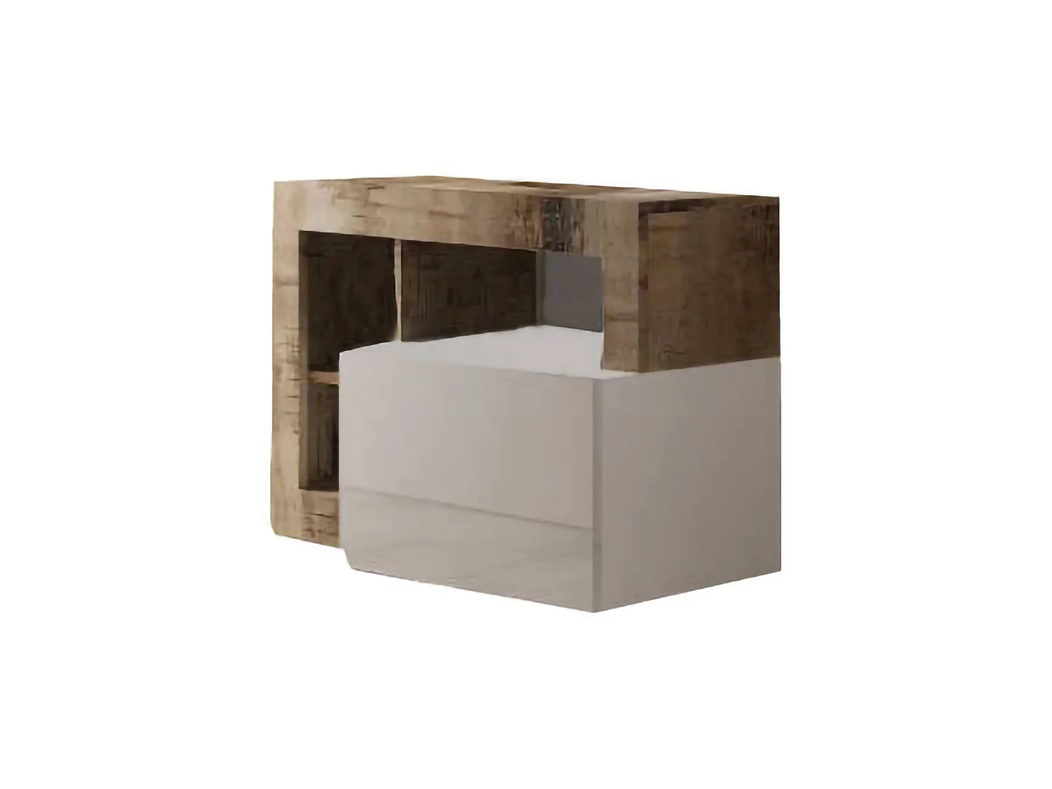 Sapateira Adonide, 3 pares, fabricada na Itália, 91x35x58h cm, branco brilhante, móvel porta-sapatos, 2 prateleiras, 1 porta