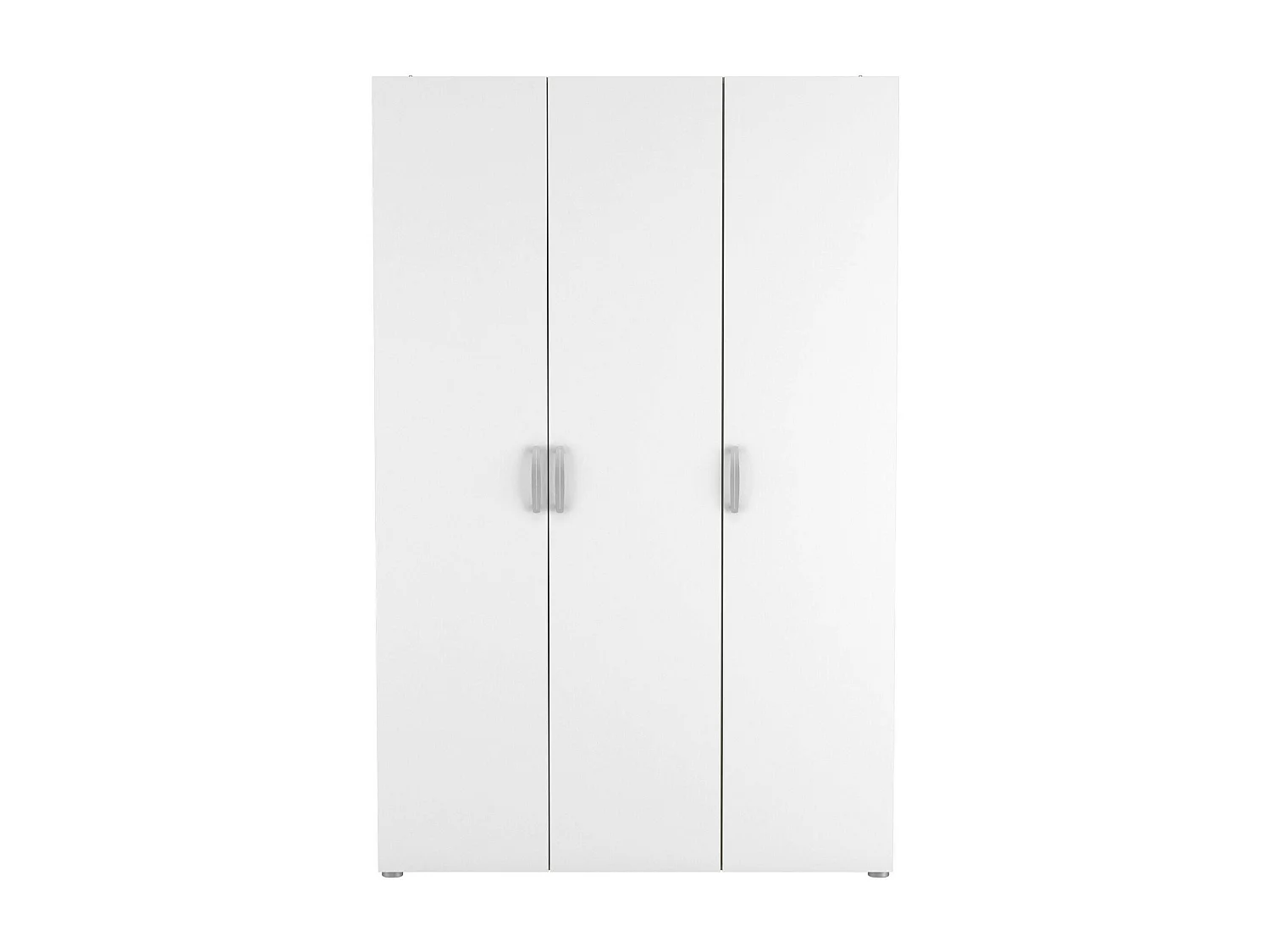 GroÃŸer Kleiderschrank Dmatild, Schlafzimmermöbel, Schrank, Garderobe, 119x51 h185 cm, Eiche und MattweiÃŸ