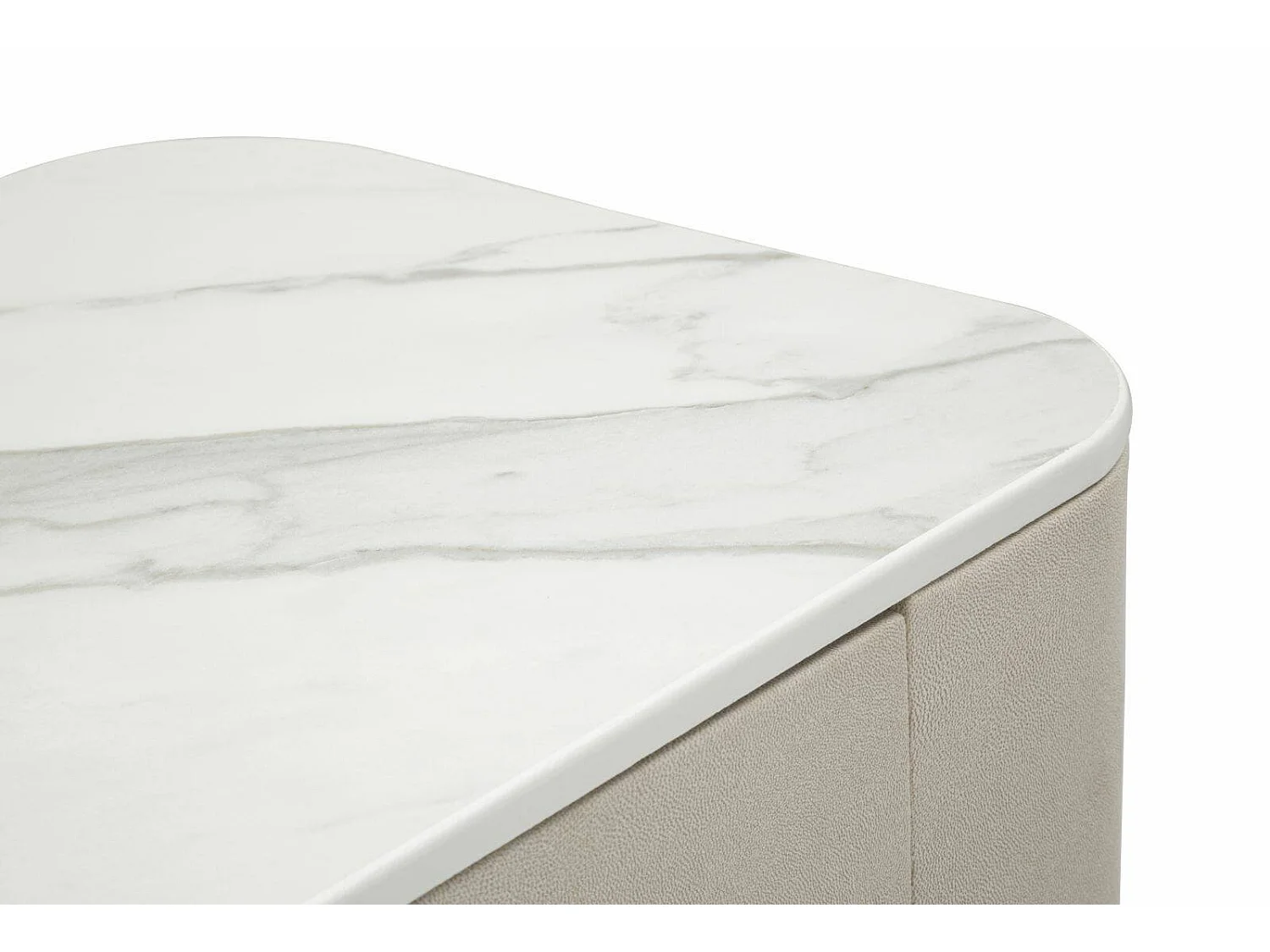 Ronda console, Multifunctionele tafel, Bijzetkast, Gangbureau, Crème en Goud, 100x40 h80 cm