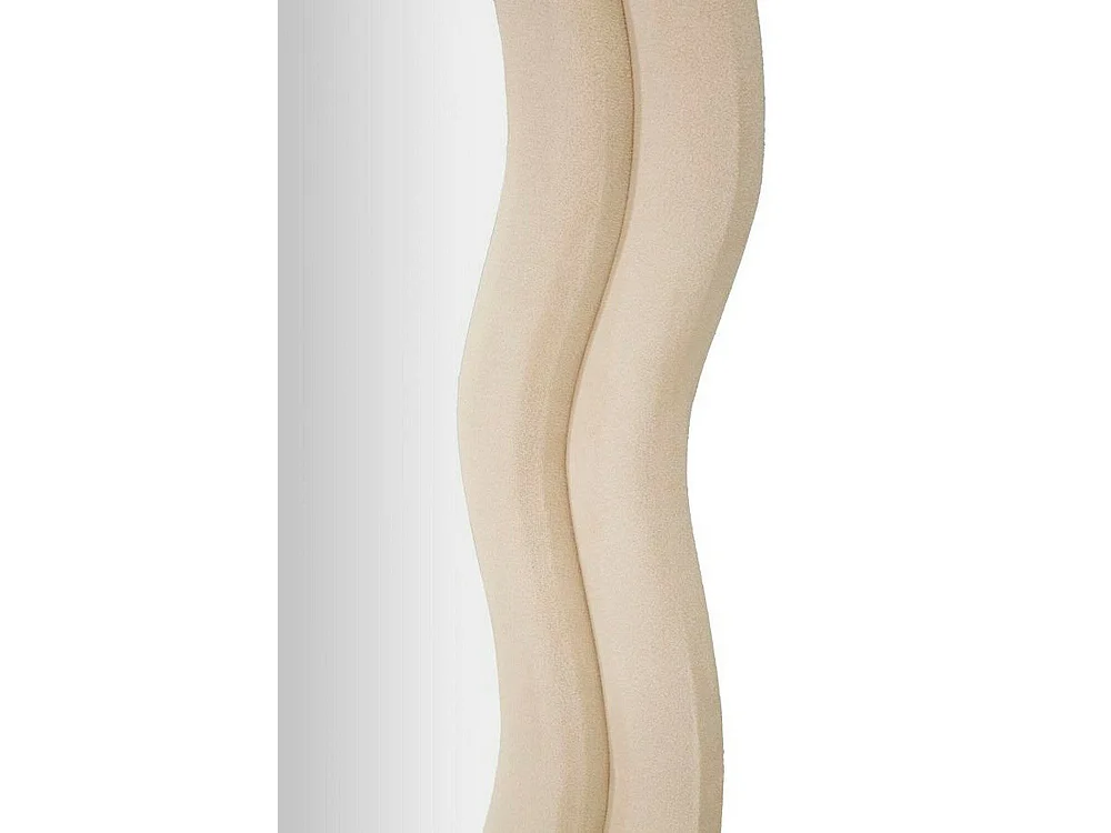 Specchio Marylin, Materiale Struttura in Tessuto, 4x160h cm Bianco Crema