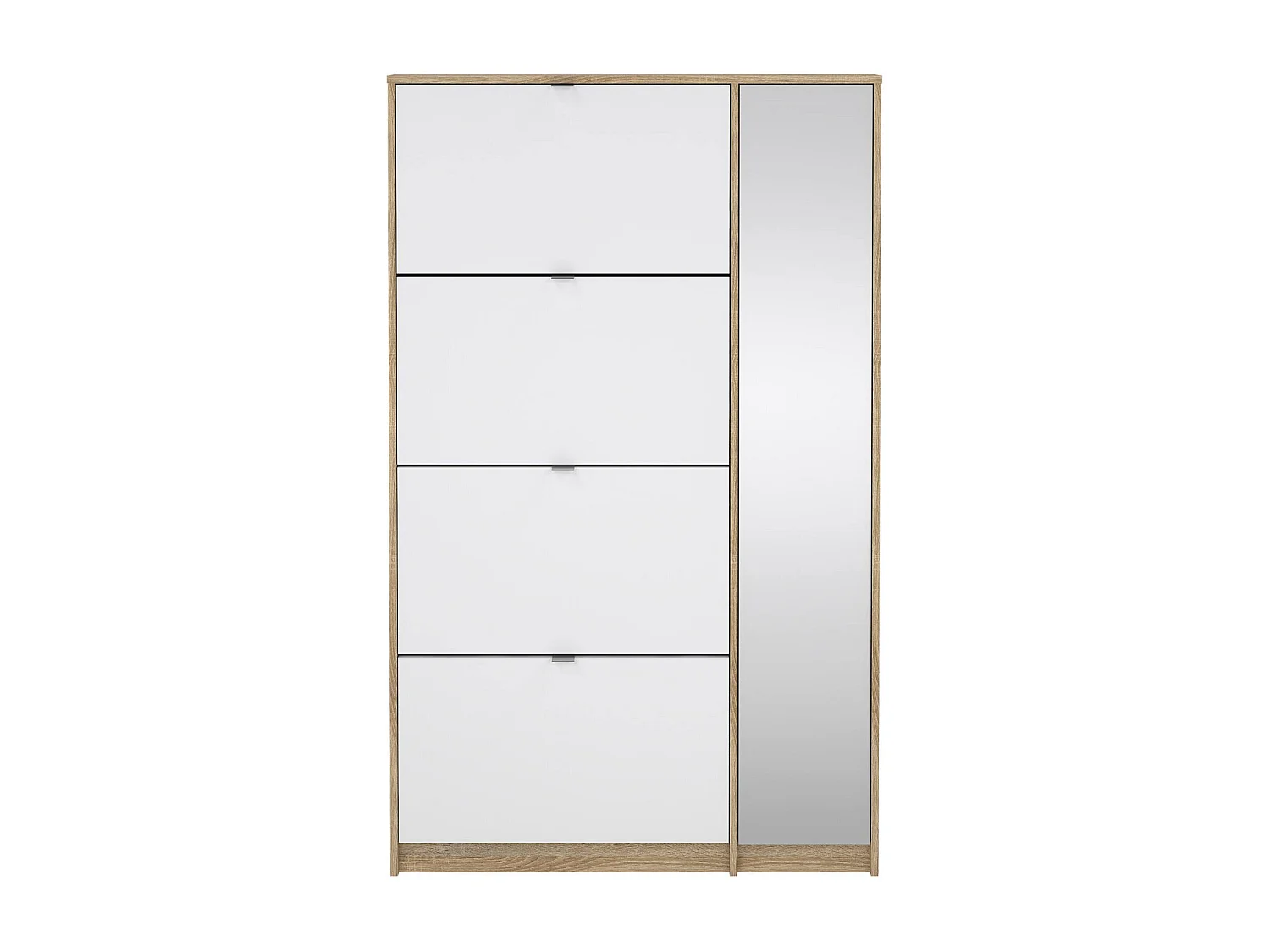 Scarpiera Acino, 24 Paia, 24x99x162h cm Marrone Quercia, Mobile Portascarpe