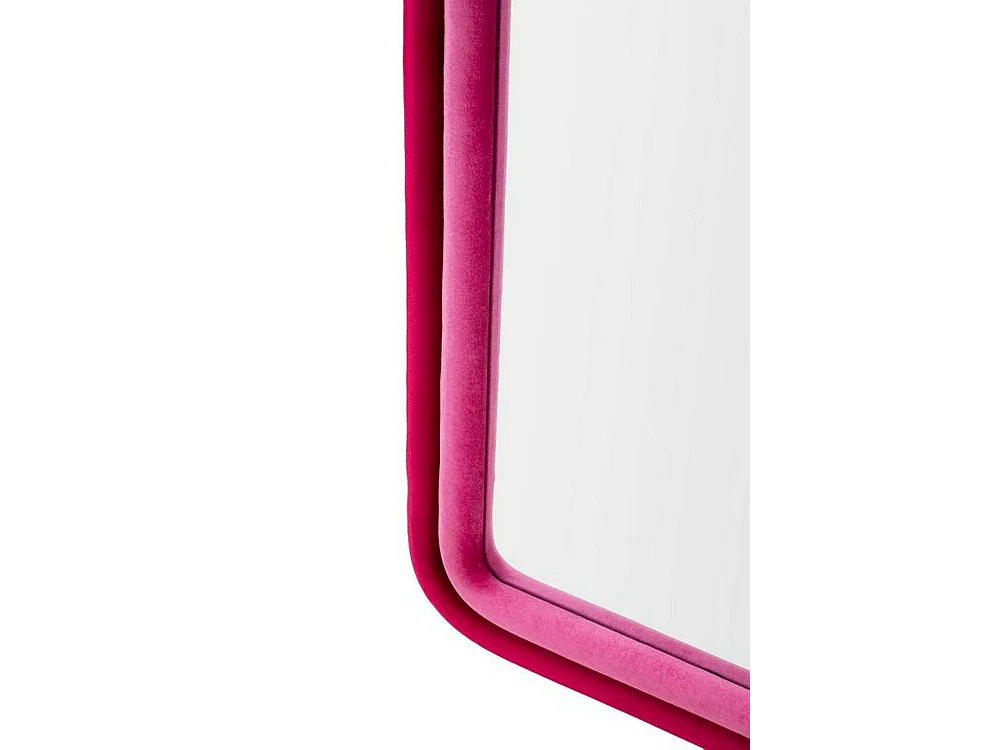 Miroir Segal, Verre miroité, Objet d'ameublement mural, Décoration avec miroir, 60x4 h160 cm, Fuchsia