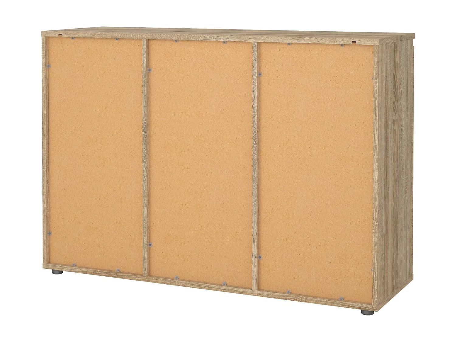 Buffet Dsaltutt, Buffet du salon, Commode de salon, Garde-manger de cuisine, 119x40 h84 cm, Chêne
