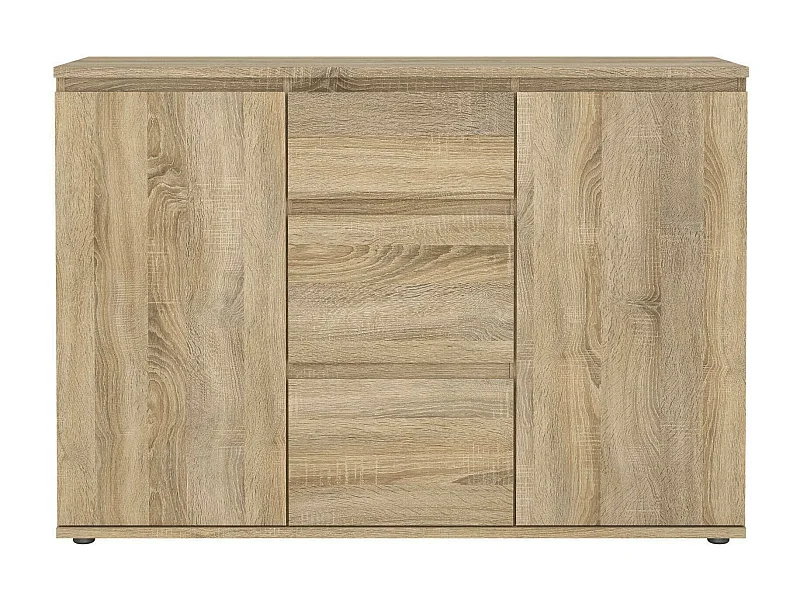 Dsaltutt dressoir, Woonkamerbuffet, Woonkamerdressoir, Keukenkast, 119x40 h84 cm, Eiken