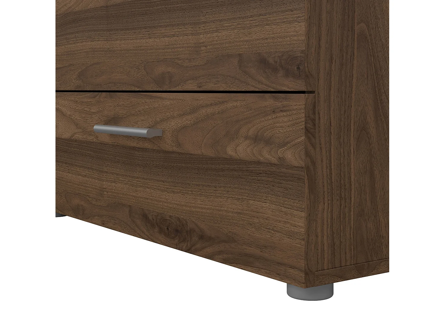 Dsattol dressoir, Woonkamerbuffet, Woonkamerdressoir, Keukenkast, 140x40 h82 cm, Walnoot
