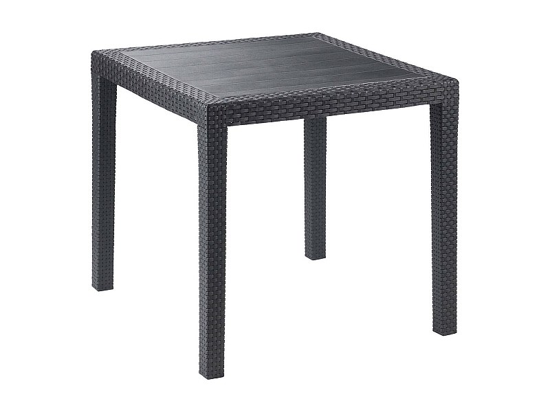 Mesa de exterior Daanan, Mesa de jardim quadrada, Mesa de centro fixa ...