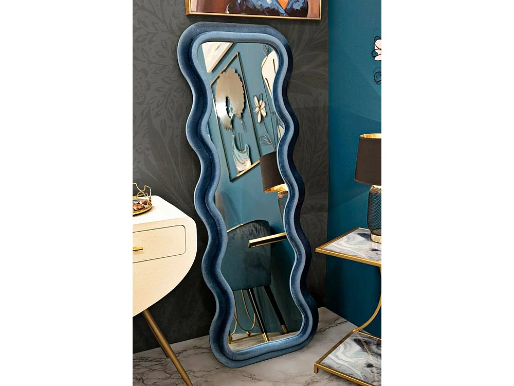 Specchio Allen, Materiale Struttura in Tessuto, 6x160h cm blu