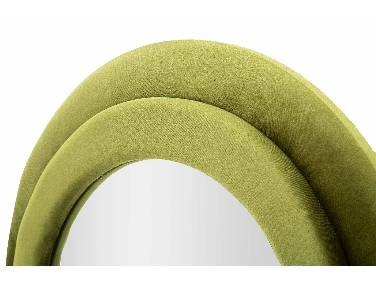 Marylin spiegel, Spiegel, Wandmeubelartikel, Decoratie met spiegel, 60x4 h160 cm, Groen