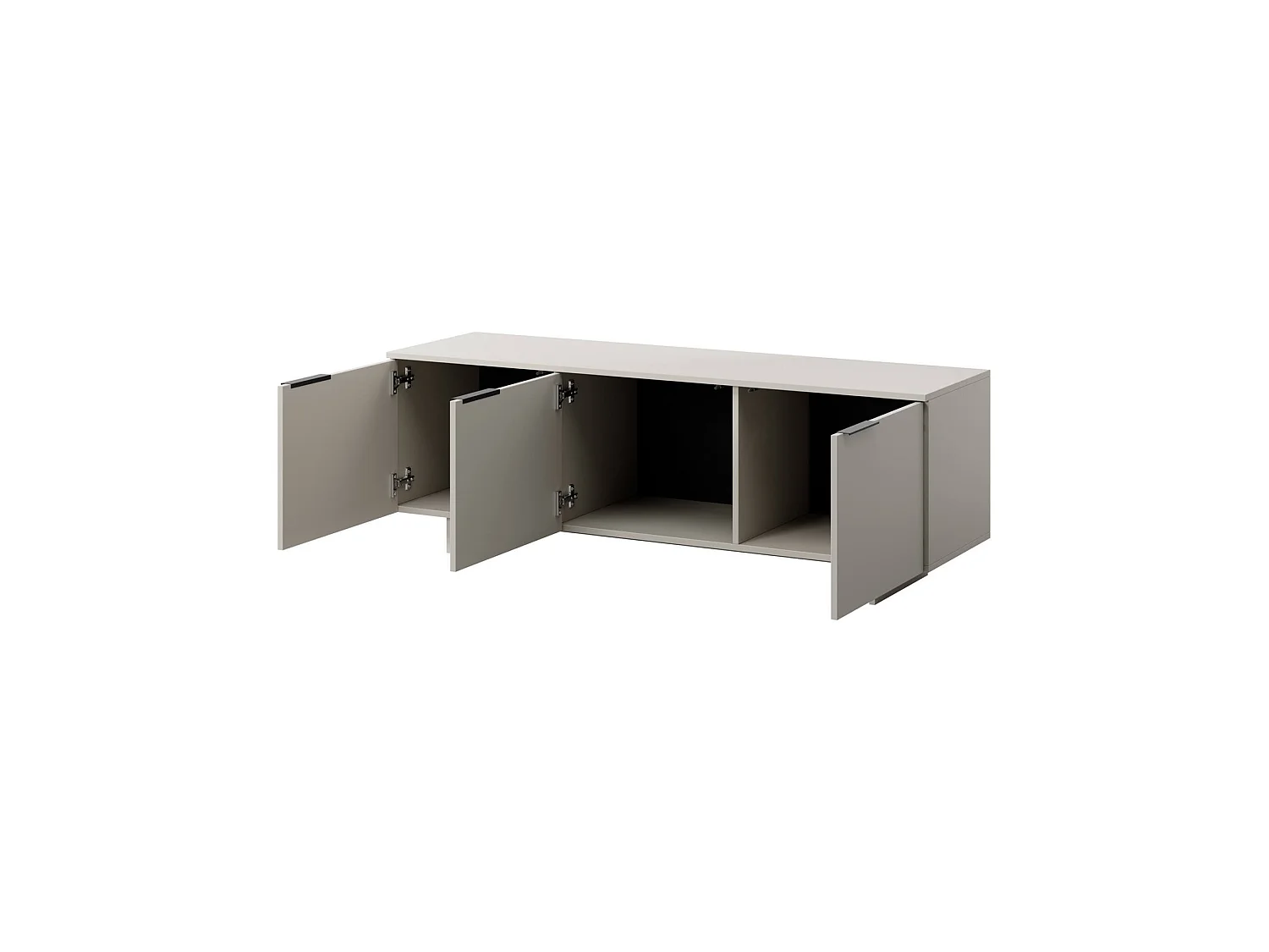 TV-Schrank Fundao, ein Regal, 41,5x150x55h cm Beige