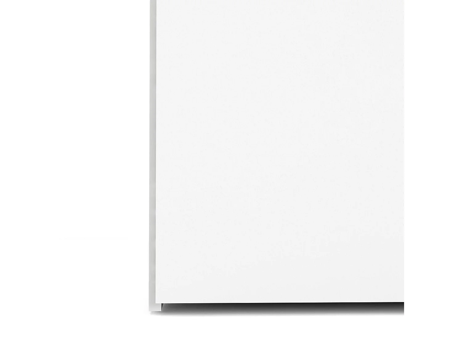 Armoire à trois portes et trois tiroirs, couleur blanche, Dimensions 115 x 200 x 49 cm