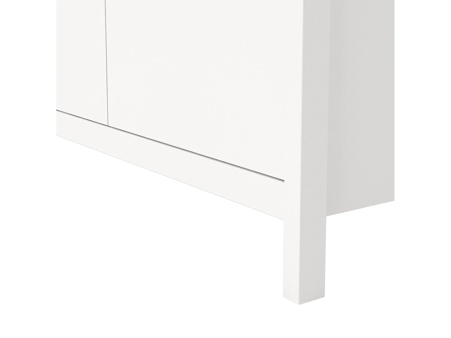 Kleiderschrank 2 Türen Dsciacc, Schlafzimmermöbel, Schrank, Garderobe, 102x58 h199 cm, WeiÃŸ