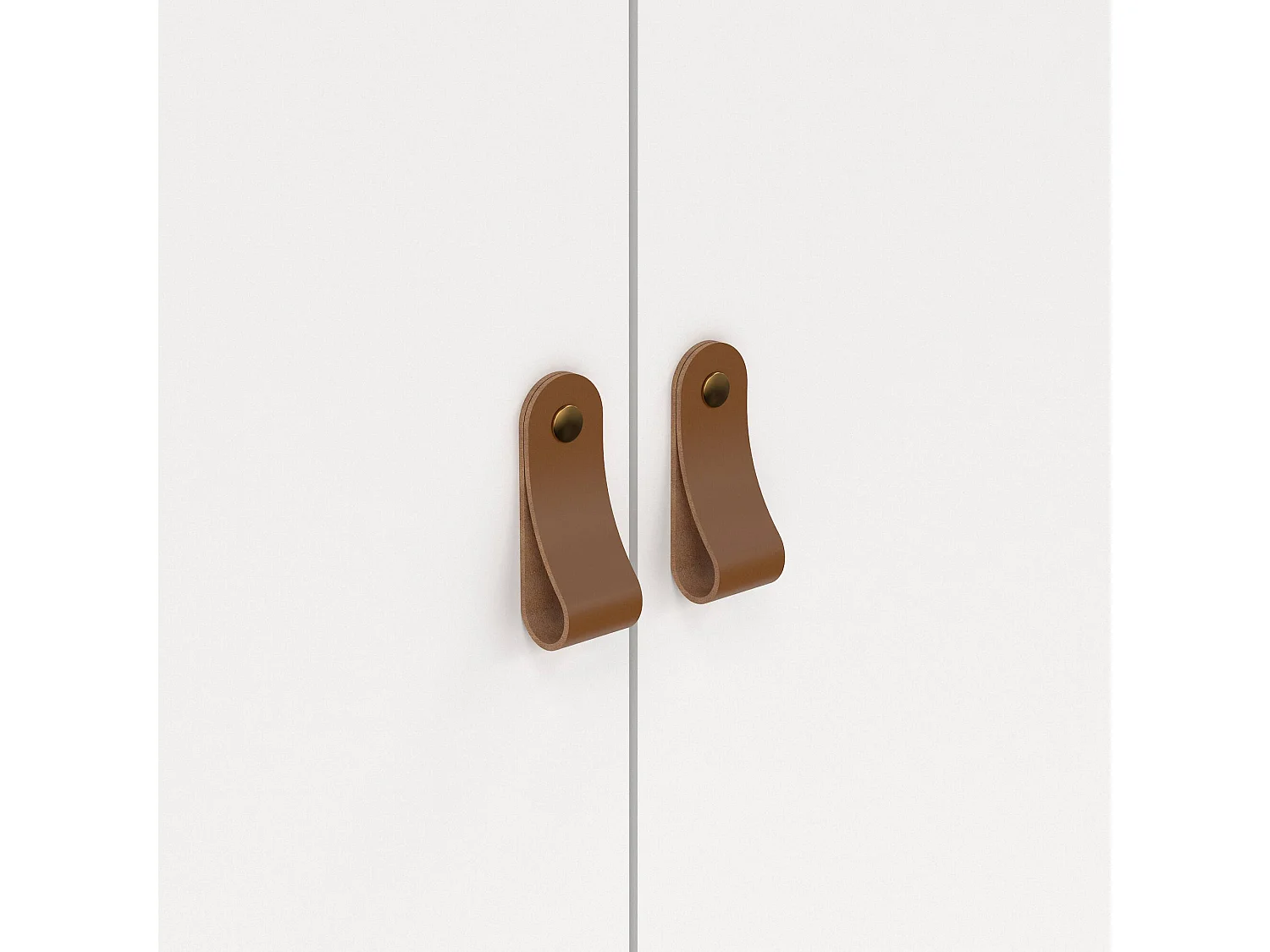 Garde-robe 2 portes Dsciacc, Meubles de chambre, Penderie de plain-pied, Placard à vêtements, 102x58 h199 cm, Blanc