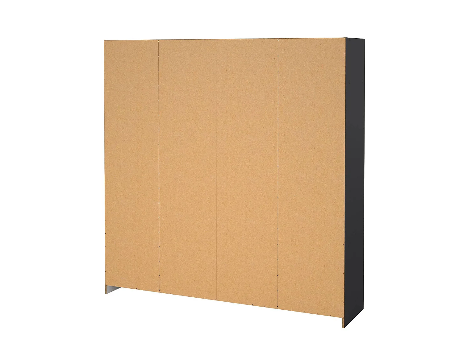 Grande Garde-robe Dserafin, Meubles de chambre, Penderie de plain-pied, Placard à vêtements, 196x50 h200 cm, Gris