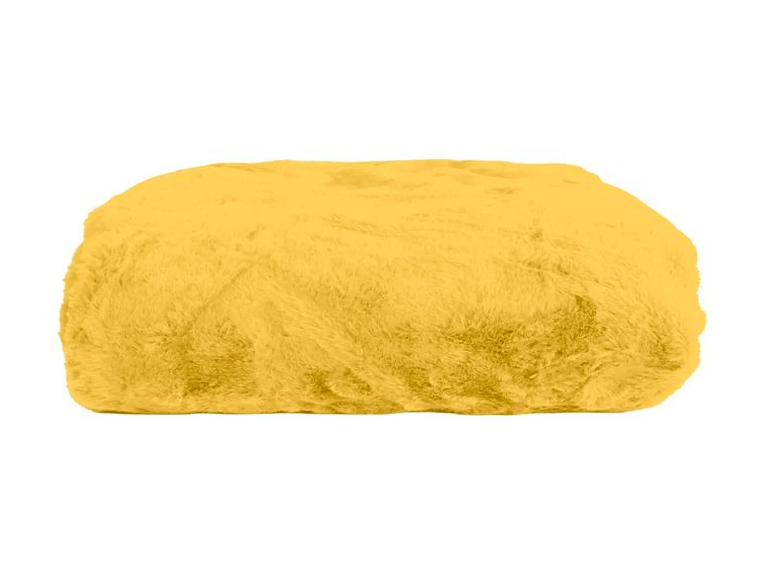 Manta plaid amarillo 130x170cm MINNOR - SACASA