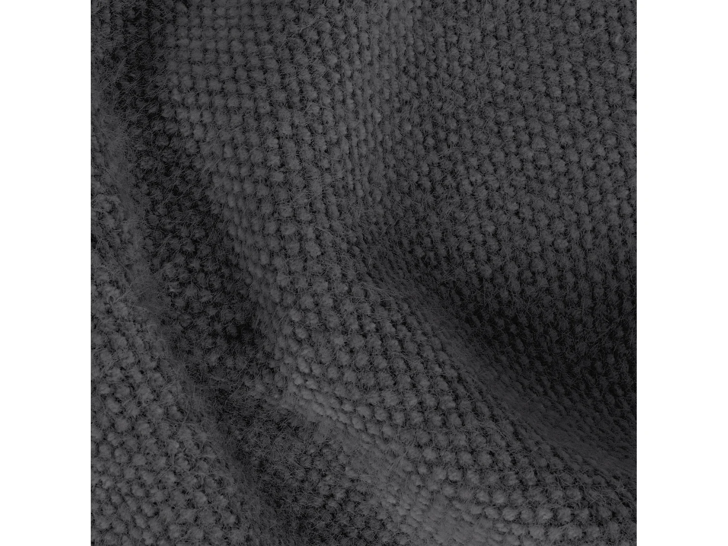 Manta plaid gris oscuro 130x170cm PANORA - SACASA